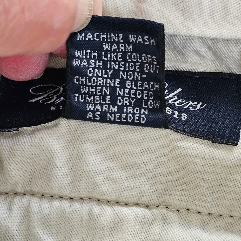Brooks Brothers Mens Olive Green Corduroy Pants 36x30 Straight Leg Cotton Blend - Picture 5 of 8